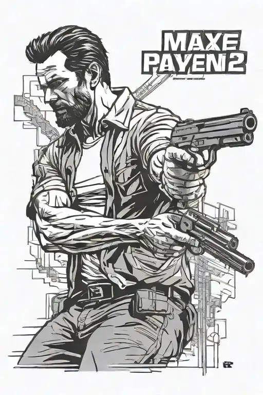 max payne 2 tattoo design idea