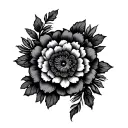 Circular tattoo design idea