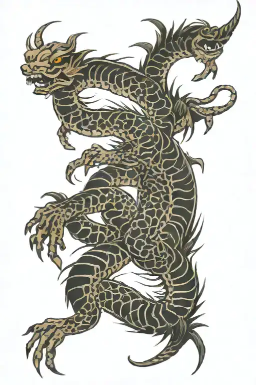 Spinal tattoo design idea