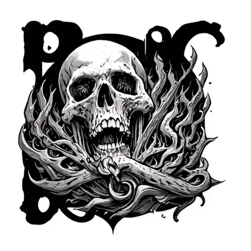 Purgatory tattoo design idea