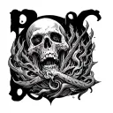Purgatory tattoo design idea