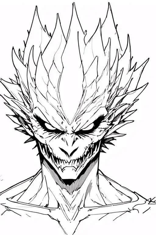 Ryuk tattoo design idea