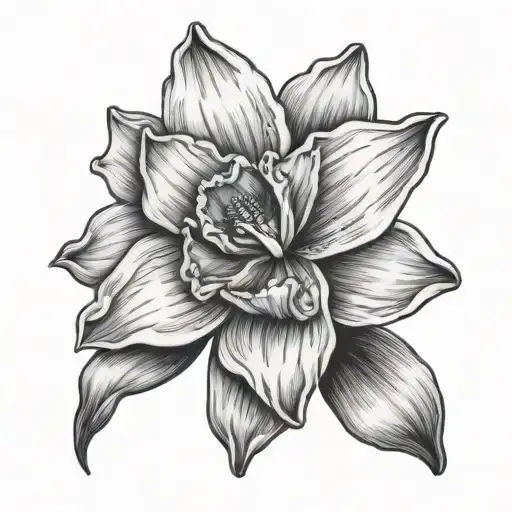 Daffodil memorial tattoo tattoo design idea