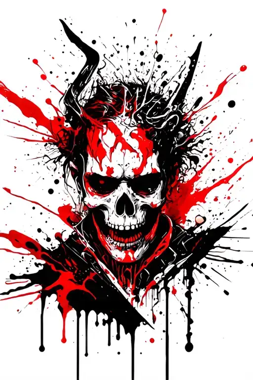 Diablo tattoo design idea