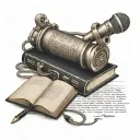 Incorporate a microphone and a Bible quote 'Above all else, guard your heart, for everything you do flows from it.' tattoo design idea