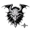 Gothic Gargoyle tattoo design idea