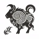 black sheep tattoo design idea