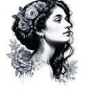 Gustav Klimt tattoo design idea