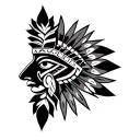 native american tribal patterns tattoo design idea