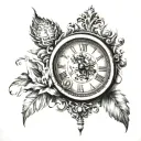 clock 11:19 tattoo design idea