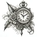 clock 11:19 tattoo design idea