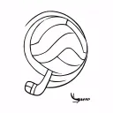 volley ball, hockey tattoo design idea