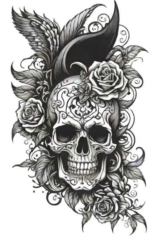 Attitude tattoo design idea