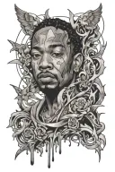 count me out Kendrick Lamar tattoo design idea