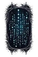 morse code shaped like tattoo design idea