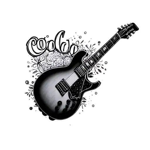 Coco Guitar tattoo design idea