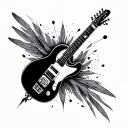 Coco Guitar tattoo design idea