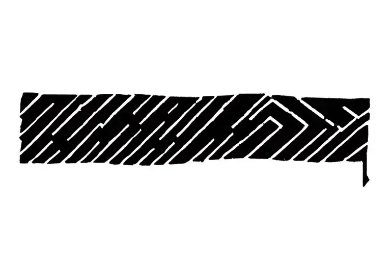 Solid Black tattoo design idea