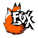 "Fox Box" "Fox Box" in the shape of a fox tail tattoo design idea