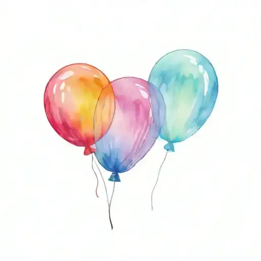 NF balloons and Juice WRLD 999  tattoo design idea