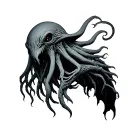 mind flayer tattoo design idea