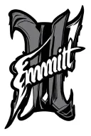 the name Emmitt written in Vulcan script tattoo design idea