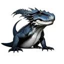 Komodo Dragon tattoo design idea