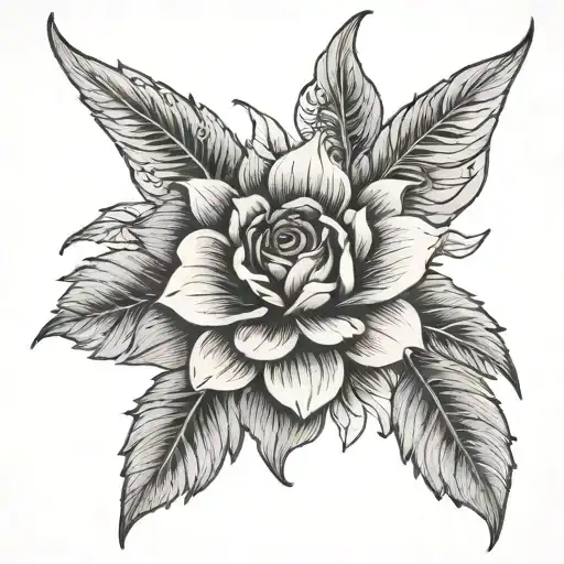 Angelica tattoo design idea