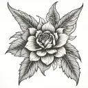 Angelica tattoo design idea