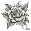 Angelica tattoo design idea