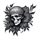 XVII tattoo design idea