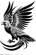 wedge tailed eagle tattoo design idea