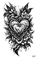 impossible love tattoo design idea