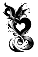 impossible love tattoo design idea