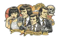Pulp Fiction tattoo design idea