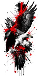 birds of prey tattoo design idea
