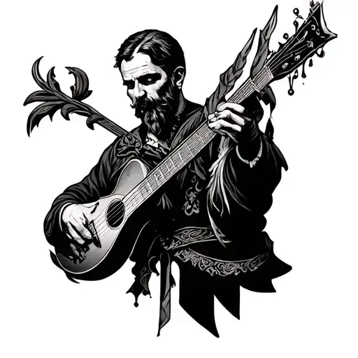 romanian traditional style tattoo band tattoo design idea