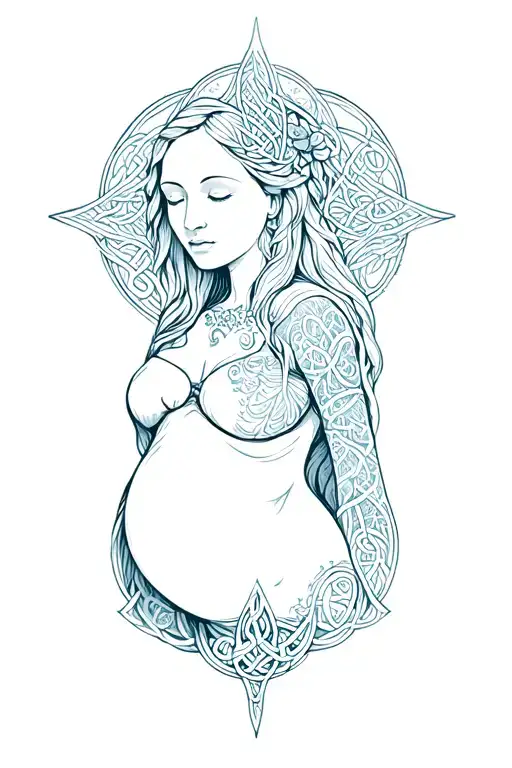celtic maternity tattoo tattoo design idea