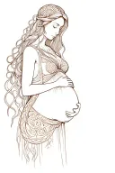 celtic maternity tattoo tattoo design idea