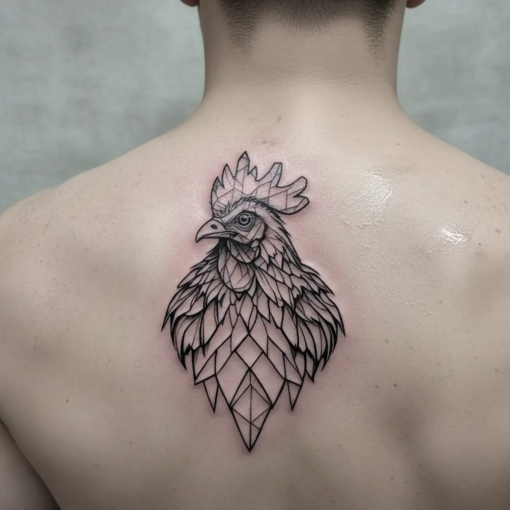 a rooster head tattoo design tattoo design idea