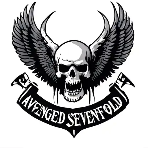 avenged sevenfold logo tattoo design idea