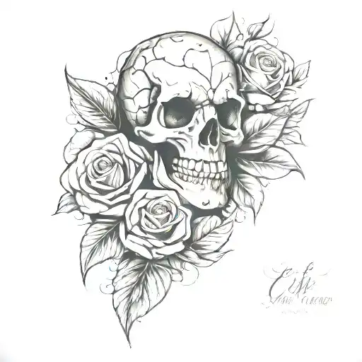 Denim tattoo design idea