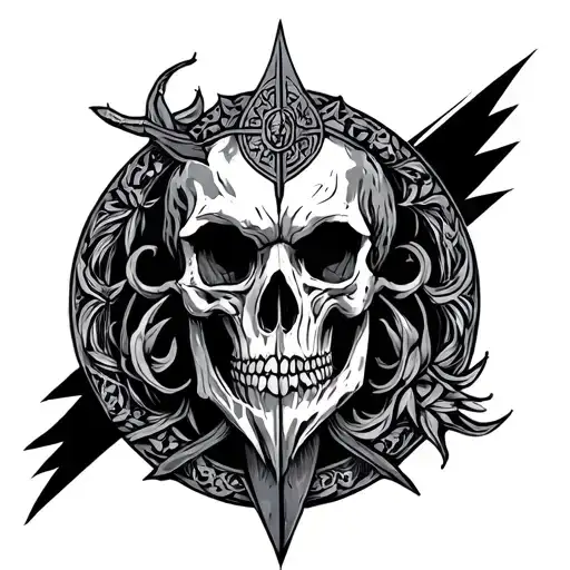 Anglo Saxon tattoo design idea