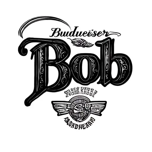 "Bob" Budweiser tattoo design idea