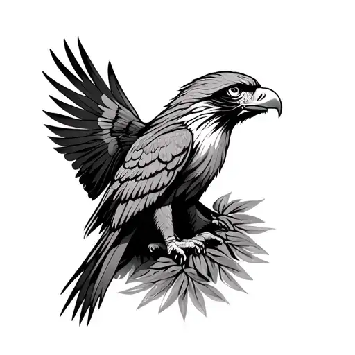 Philippine Eagle tattoo design idea