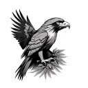 Philippine Eagle tattoo design idea