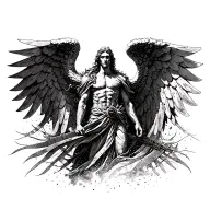 archangel uriel tattoo design idea