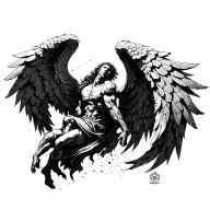 archangel uriel tattoo design idea