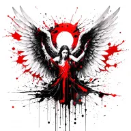 Arch Angel Gabriel tattoo design idea