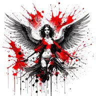 Arch Angel Gabriel tattoo design idea